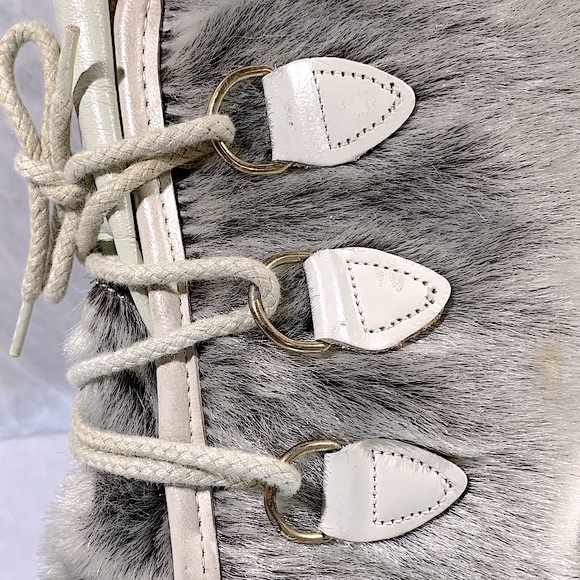 Vintage Drifters new old stock faux seal boots with ‘shearling’ interior size 7 - Picture 4 of 7